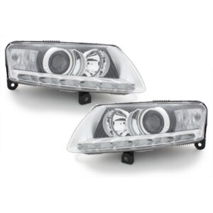 LED Tagfahrlicht-Scheinwerfer Audi A6 4F 04-09 klar für Modelle mit Xenon