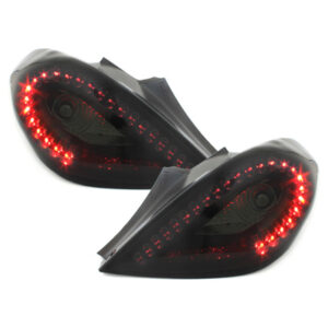 LED Rückleuchten Opel Corsa D 06-14 3-Türer schwarz/rauch mit dynamischem Blinker