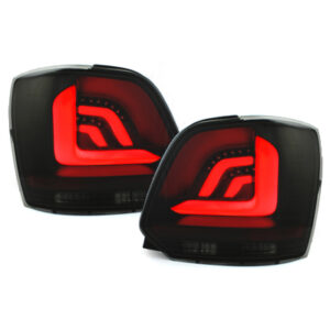 LED Rückleuchten VW Polo 6R/C 09-17 mit dynamischem Blinker schwarz/rauch