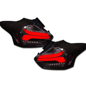 LED Rückleuchten Ford Focus 3 Facelift 15-18 mit dynamischem Blinker schwarz / rauch