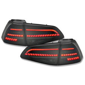LED Rückleuchten VW Golf 7 VII 13-18 schwarz/rauch mit dynamischem Blinker