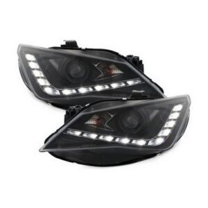 LED Tagfahrlicht-Optik-Scheinwerfer Seat Ibiza 6J 12-17 schwarz