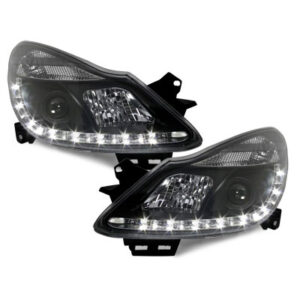 LED Tagfahrlicht-Scheinwerfer Opel Corsa D 06-11 schwarz