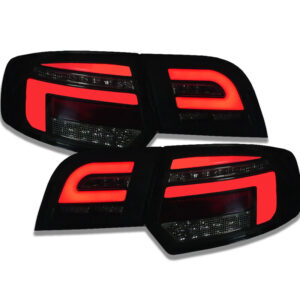 LED Rückleuchten Audi A3 8P Sportback 08-14 mit dynamischem Blinker in 8V Faceliftoptik schwarz/rauch