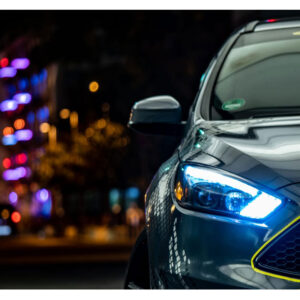 LED Tagfahrlicht-Scheinwerfer Ford Focus MK3 Facelift 15-18 mit dynamischem Blinker schwarz