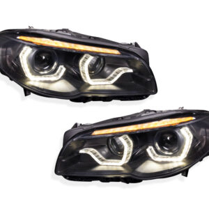 LED Tagfahrlicht Scheinwerfer BMW 5er F10 / F11 10-13 AFS-Xenon schwarz mit dynamischem Blinker