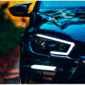 VW Scirocco 3 III 08-15 LED Tagfahrlicht-Scheinwerfer dynamischer Blinker schwarz für Halogen-Versionen